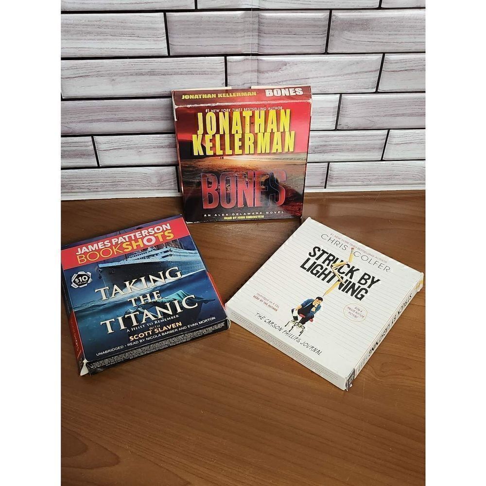 Audio Books Set of 3